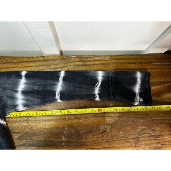 Hard Tail Open Front Cardigan Sweater Duster Fleece Cozy Gray Tie Dye Small - Picture 6 of 7